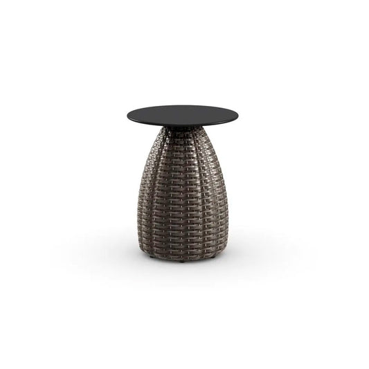 Porcini Side Table Diam. 41,5 cm - Marrone