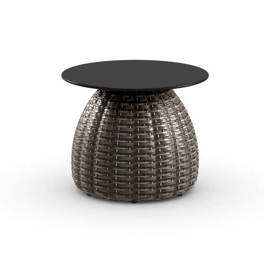 Porcini Side Table Diam. 52 cm - Marrone