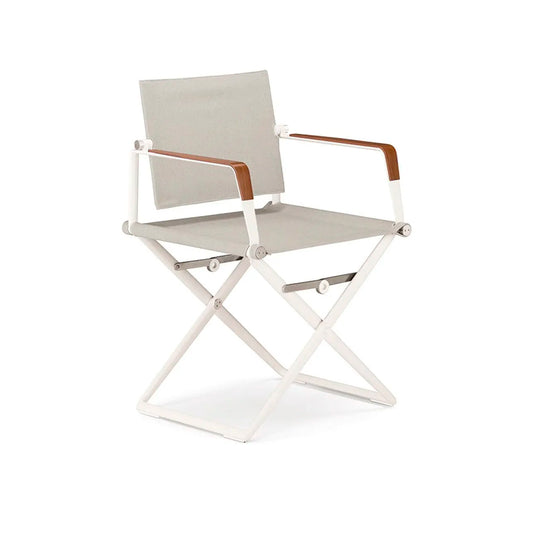 Seax Armchair with Teak-Finished Plywood - Sail Dove