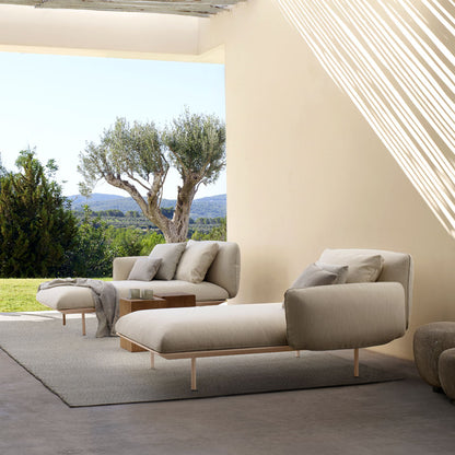 Senja Meridienne Regular Seat - Corner Arm High + Pouf