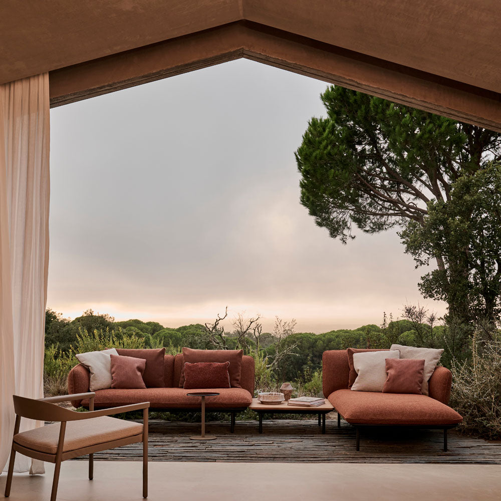 Senja Meridienne Regular Seat - Corner Arm High + Pouf