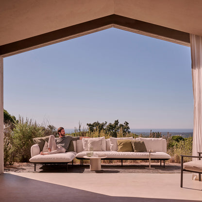 Senja Meridienne Regular Seat - Corner Arm High + Pouf