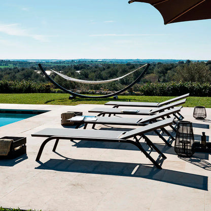 Panarea Sunlounger - Black