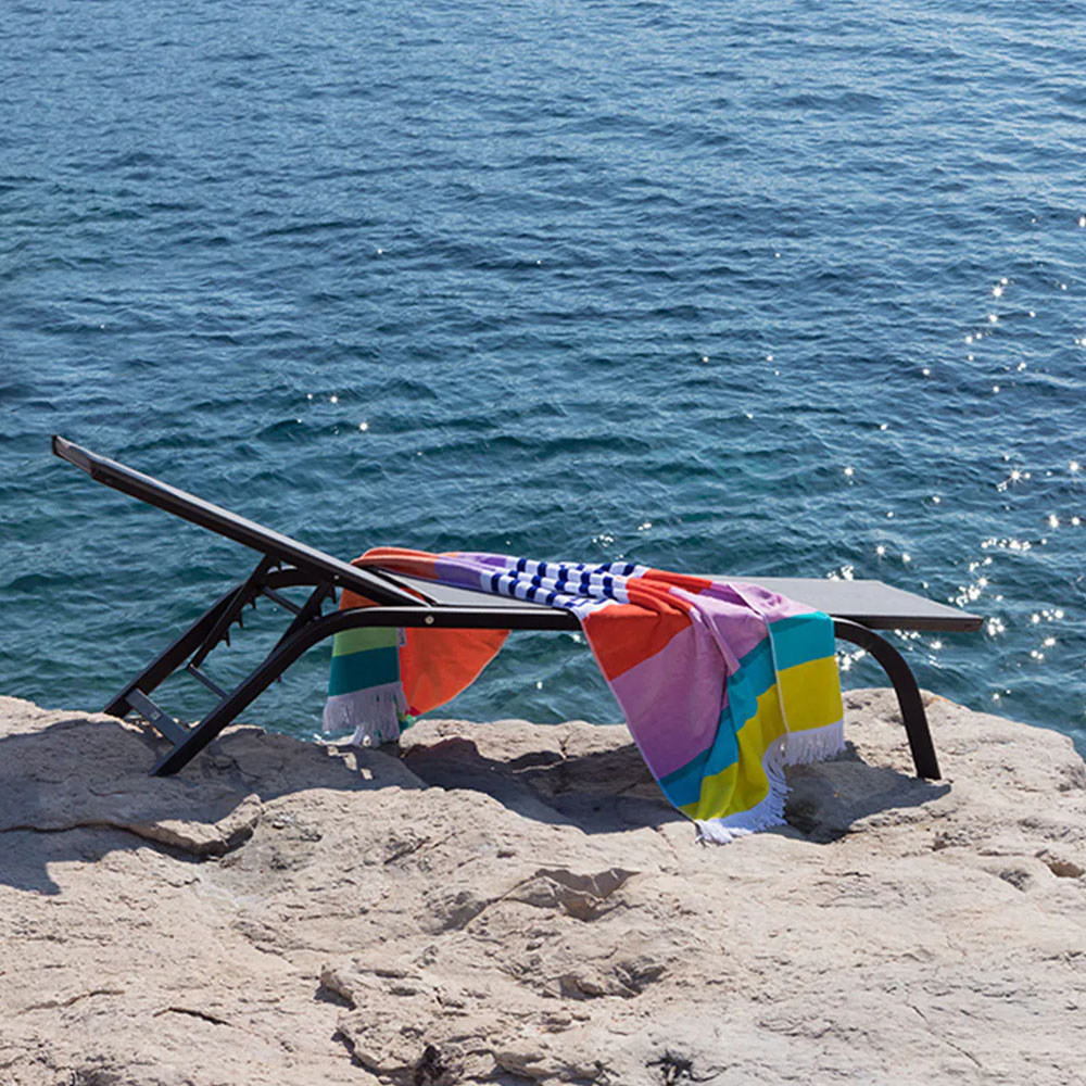 Panarea Sunlounger - Black