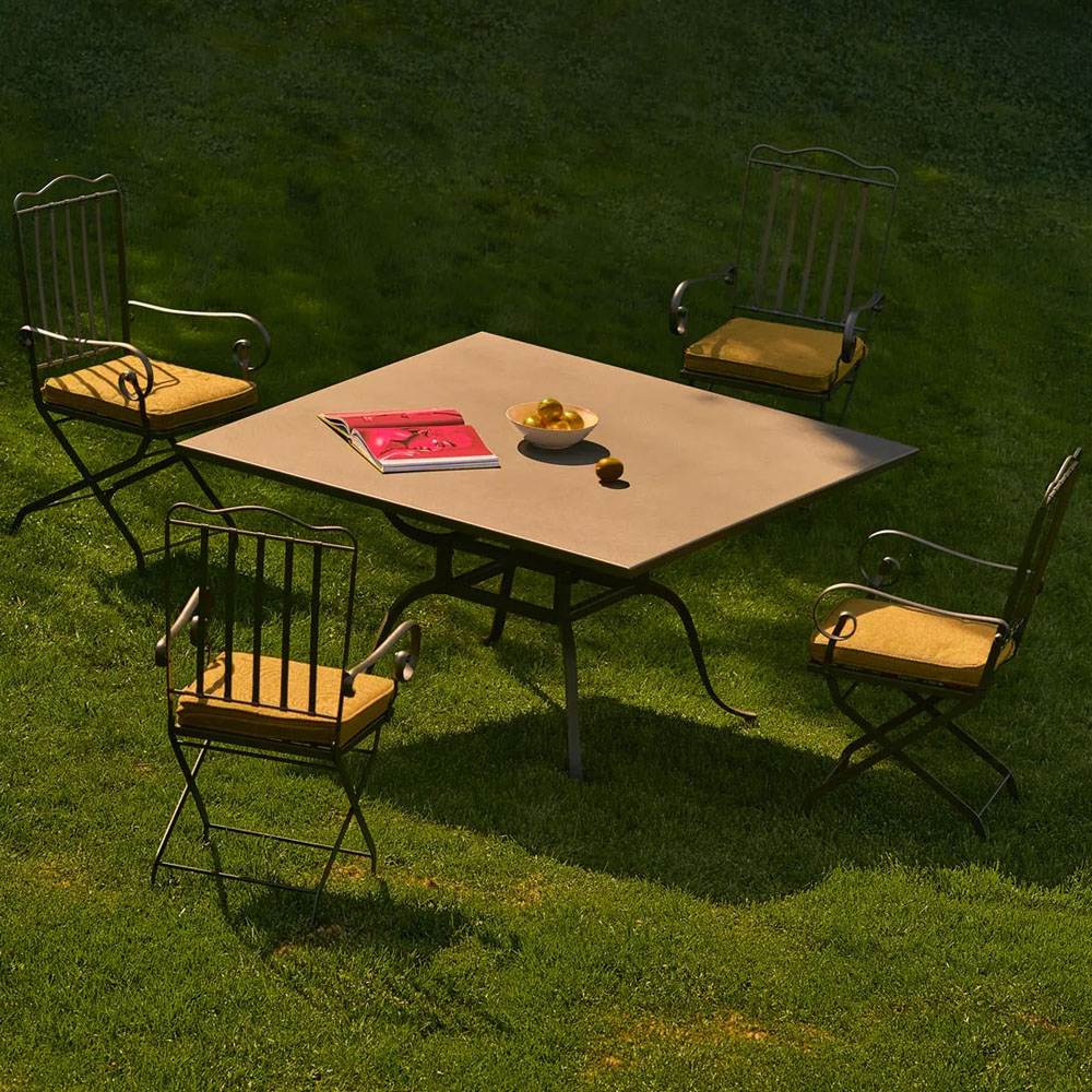 Toscana Square Iron Table