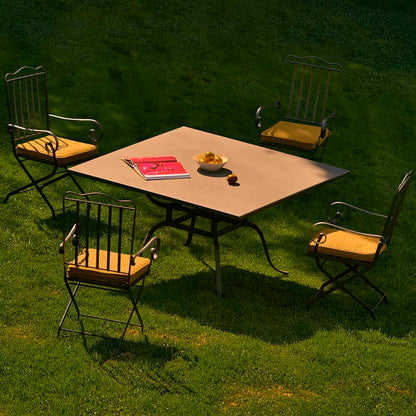 Toscana Square Iron Table
